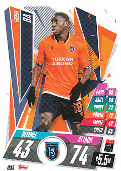 Demba Ba Istanbul Basaksehir 2020/21 Topps Match Attax CL #IBA05